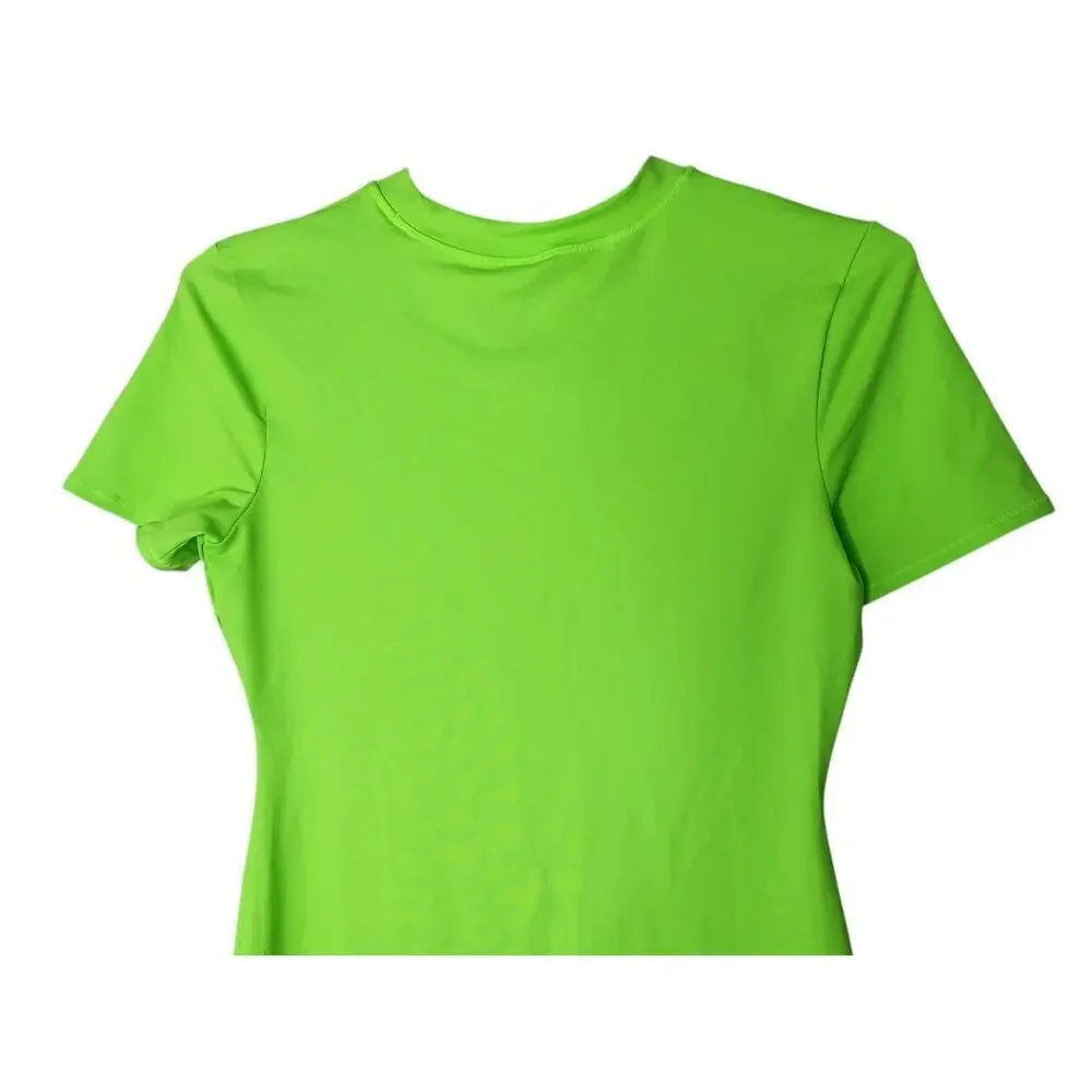 New with Tags Skims Recycled Swim Dress Neon Green Size L